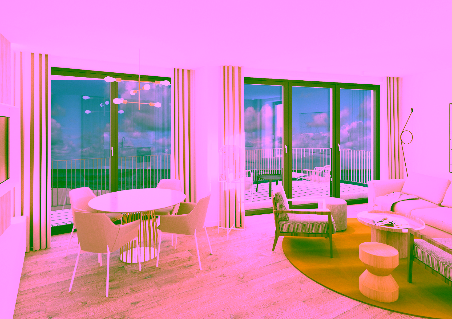 Traumhafte 2-Zimmer Wohnung mit Meerblick - Bild (18368)