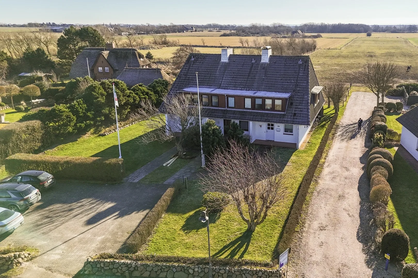 Bild - Reihenendhaus mit einmaligem Blick in die Morsumer Wiesen
