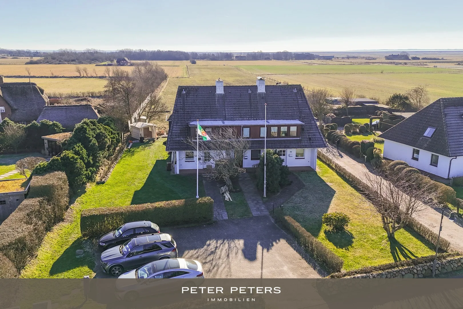 Bild - Reihenendhaus mit einmaligem Blick in die Morsumer Wiesen