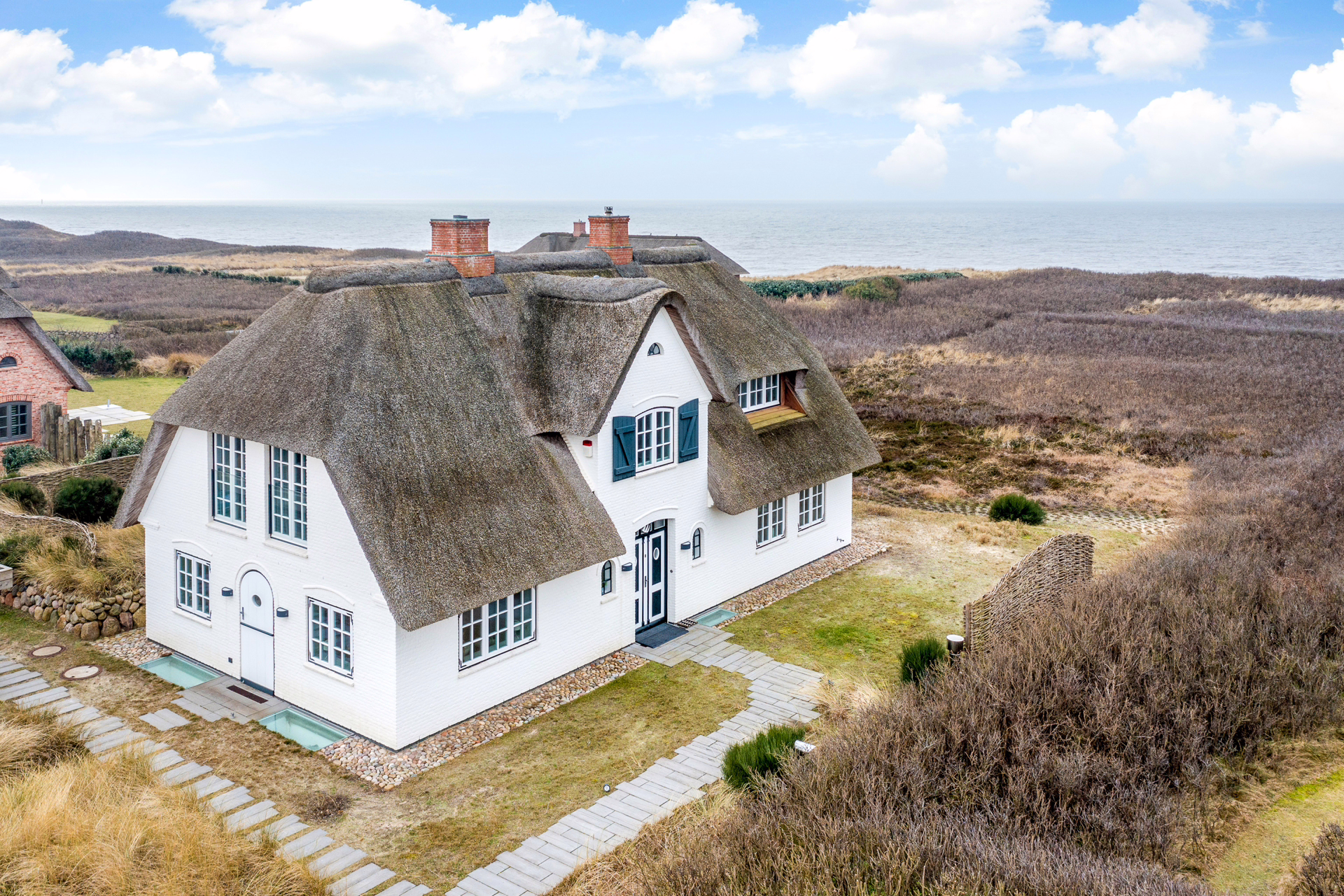 Bild - Einmaliger Traum unter Reet mit Nordseeblick