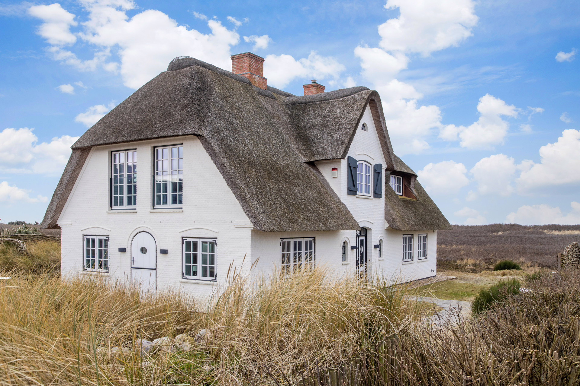 Bild - Einmaliger Traum unter Reet mit Nordseeblick
