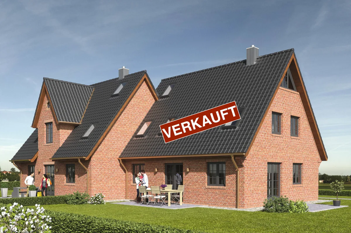 Verk. Garten - Friesische Haushälften in ruhiger Lage von Wenningstedt