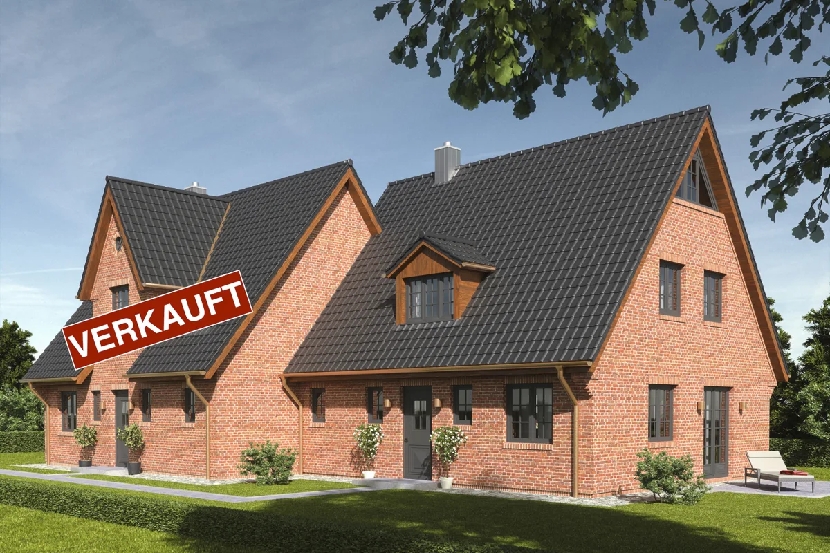 Verk. Eingang - Friesische Haushälften in ruhiger Lage von Wenningstedt