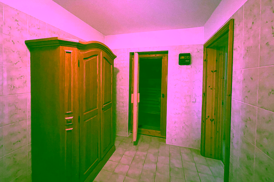 Sauna - Reetdach Anwesen in idyllischer Lage von Galmsbüll