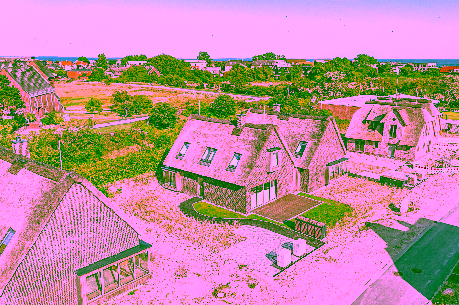 Halber Deich – F26 Modernes Küstenidyll unter Reet im Dünenpark List auf Sylt - Bild (17793)