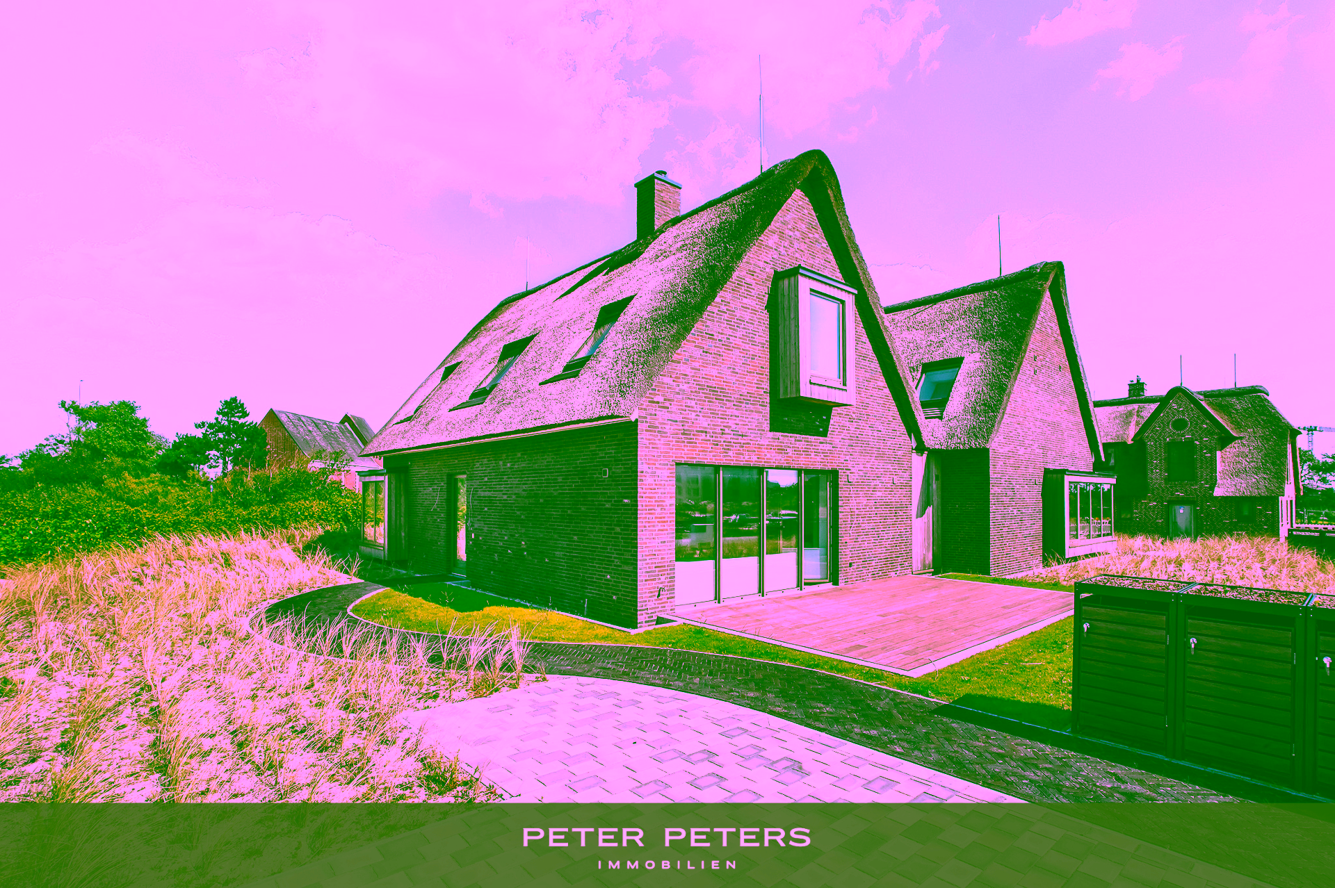 Halber Deich – F26 Modernes Küstenidyll unter Reet im Dünenpark List auf Sylt - Titelbild (17792)