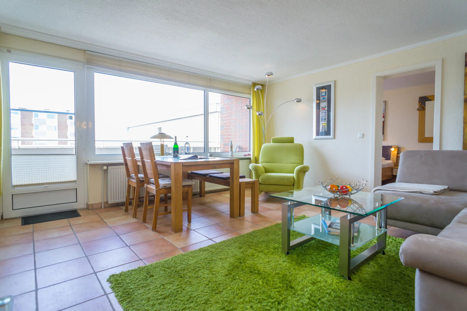 Bild - Seltene Ferienwohnung mit kleinem Meerblick am Westerländer Stadtzentrum