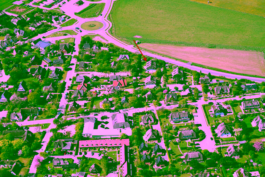 Bild - Modernes Endhausteil in Keitum