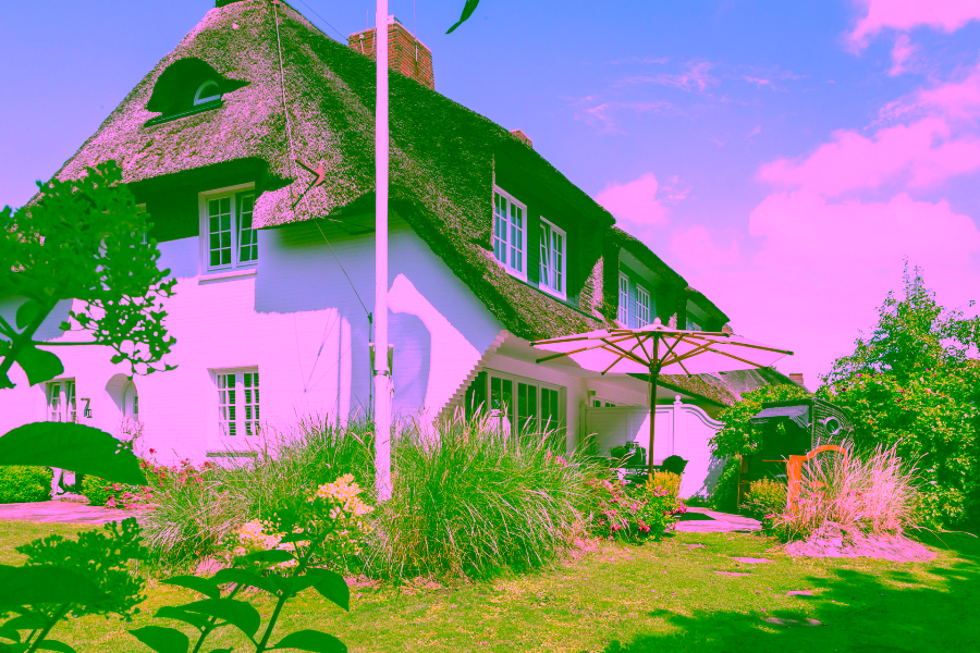 Bild - Modernes Endhausteil in Keitum