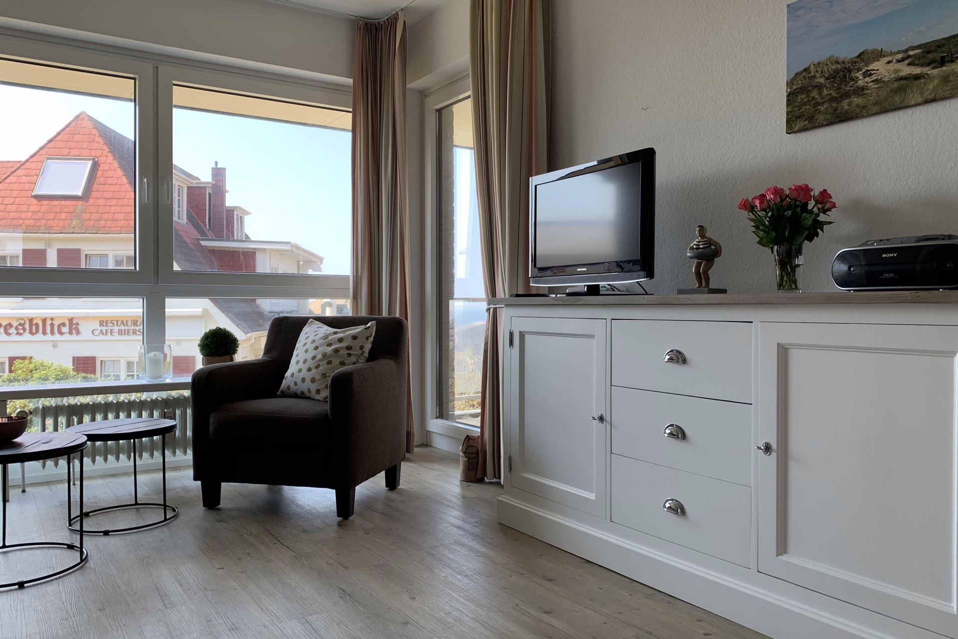 Bild - Schloß am Meer – 2 Zimmer Wohnung mit Westbalkon und Nordseeblick