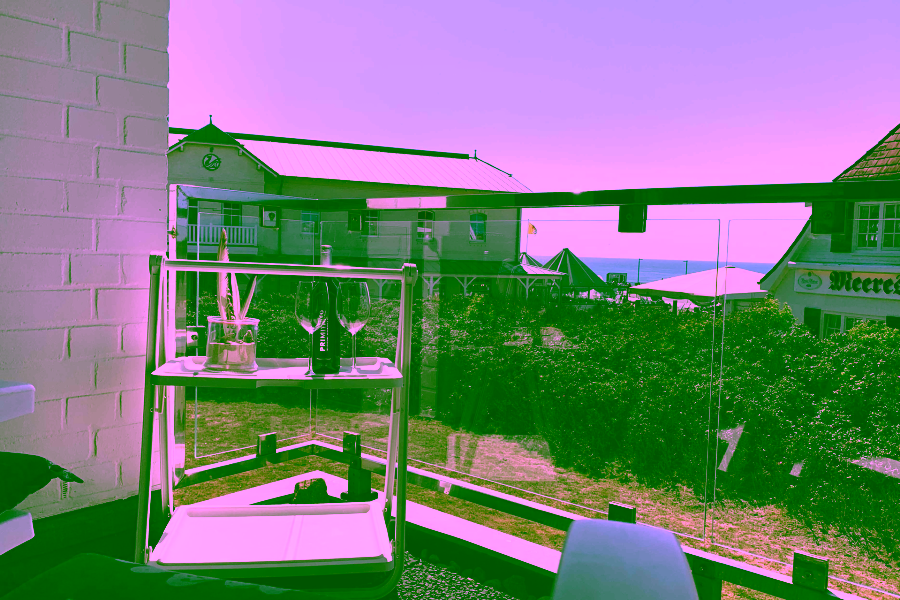 Bild - Schloß am Meer – 2 Zimmer Wohnung mit Westbalkon und Nordseeblick