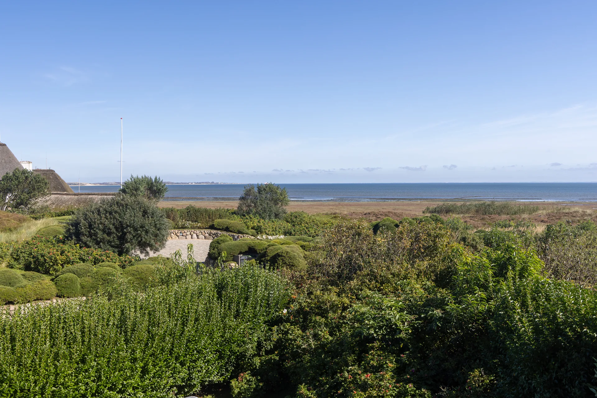 Schmucke Reethaushälfte mit herrlichem Blick auf das Wattenmeer - Bild (102896)