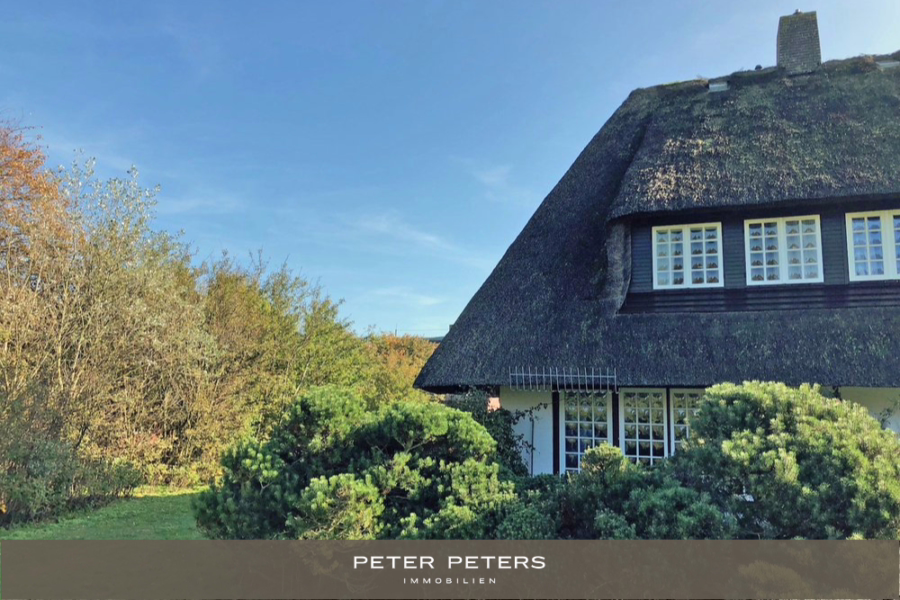 Bild - Reetgedecktes Endhausteil in schöner Lage von Keitum