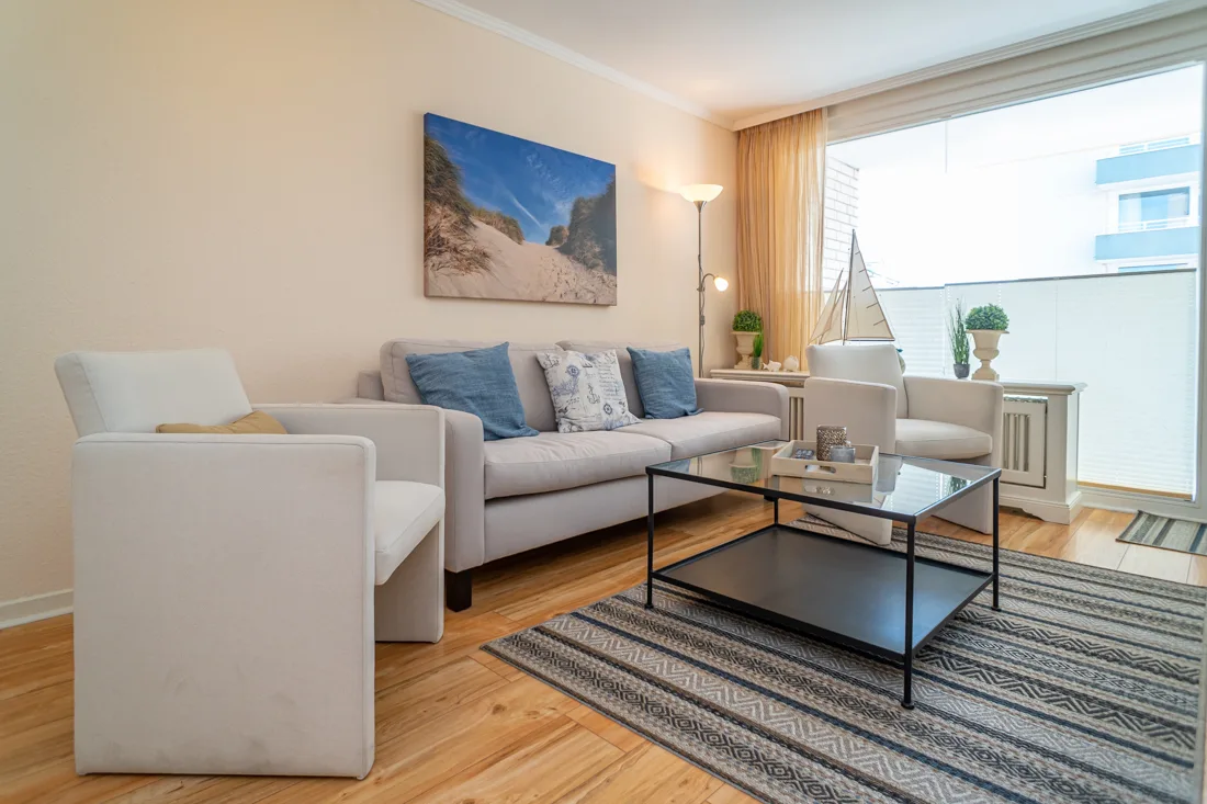 Bild - Harmonische 2-Zimmer-Wohnung im Herzen von Westerland in Strandnähe
