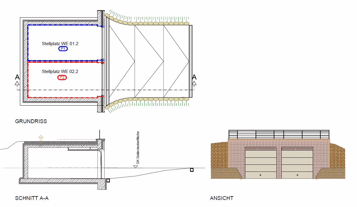 Erdgarage