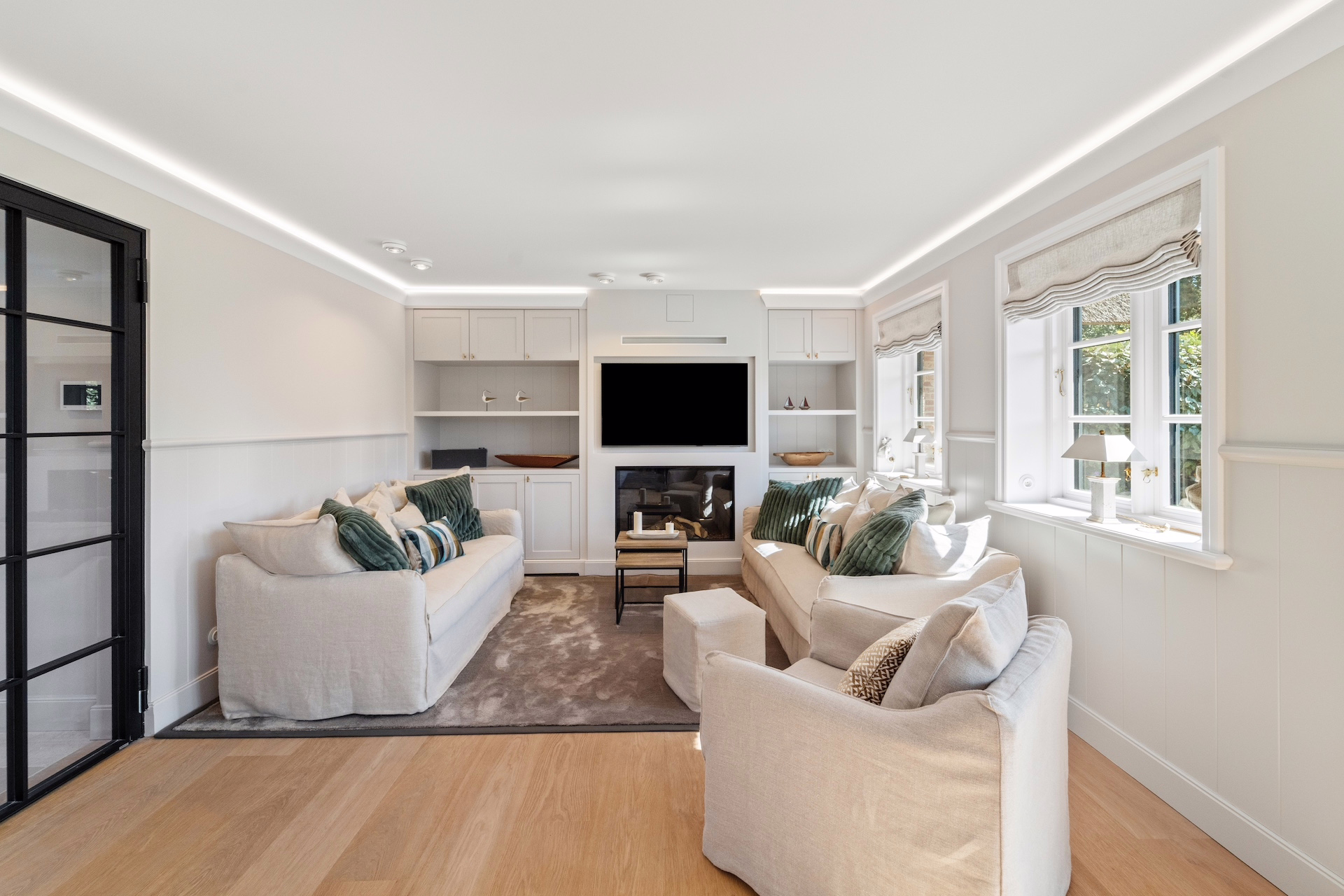 Neubau eines Doppelhauses unter Reet in attraktiver Lage von List mit Meerblick - Bild (68963)