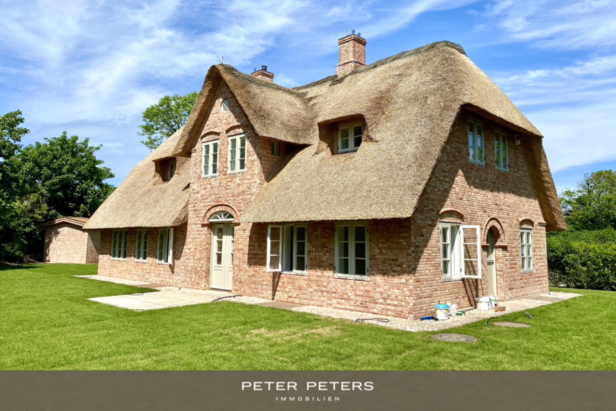 Titelbild - Wunderschöne Neubau-Friesenkate mit Garage am Wattenmeer in Keitum -Dauerwohnung-