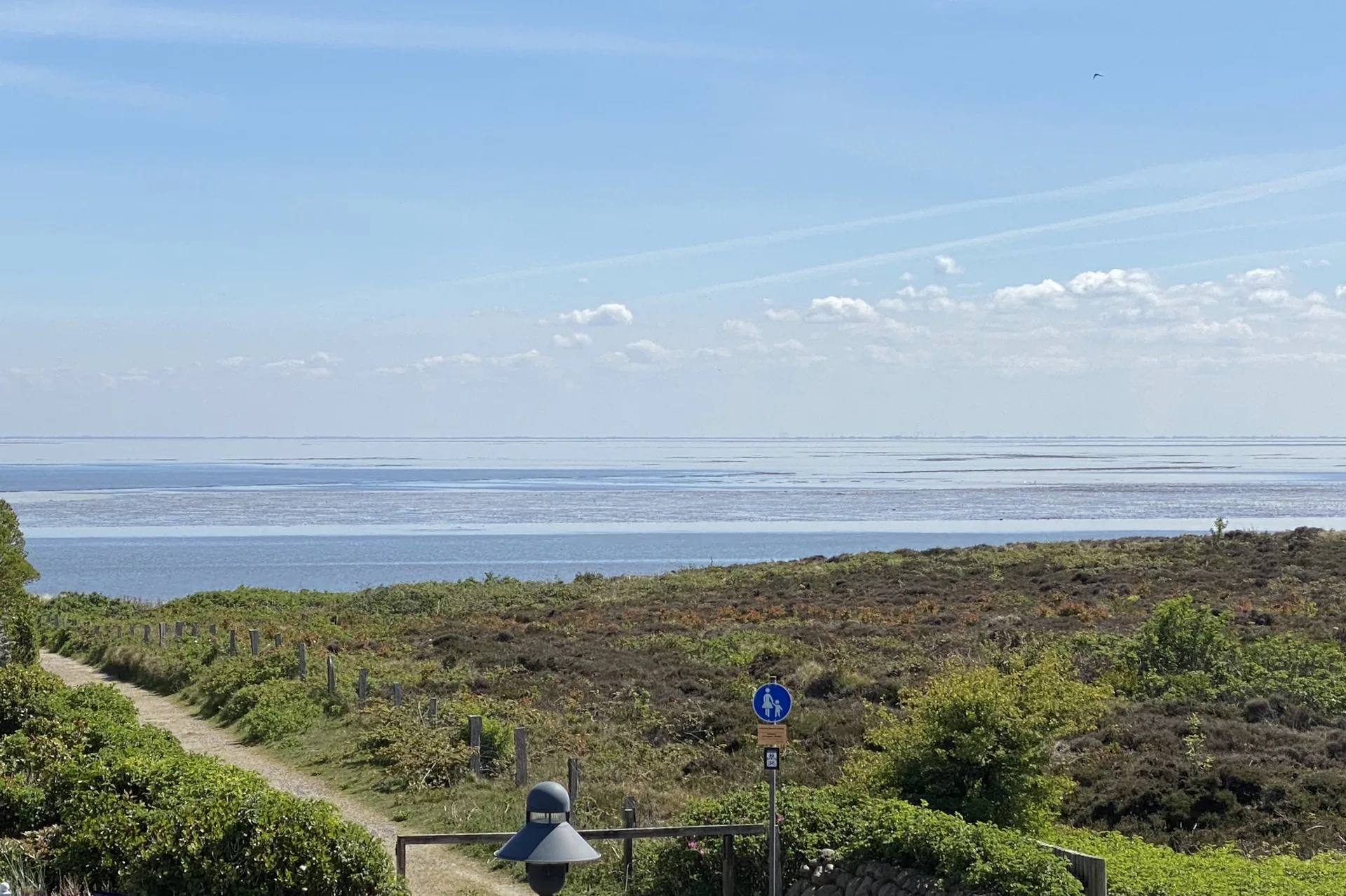 Bild - Traumhafter Blick übers Wattenmeer von Munkmarsch bis nach Keitum und Morsum