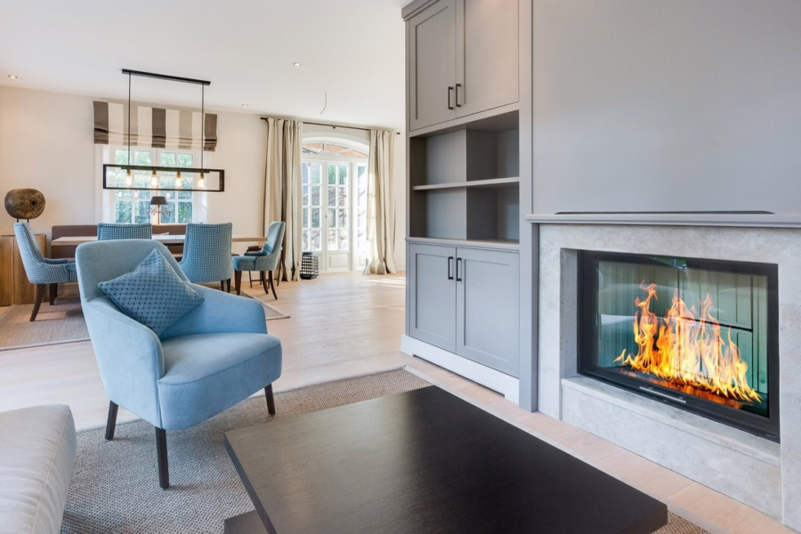 Bild - Reetgedeckte, hochwertige Neubauhaushälfte mit Erdgarage in Wattnähe von Kampen