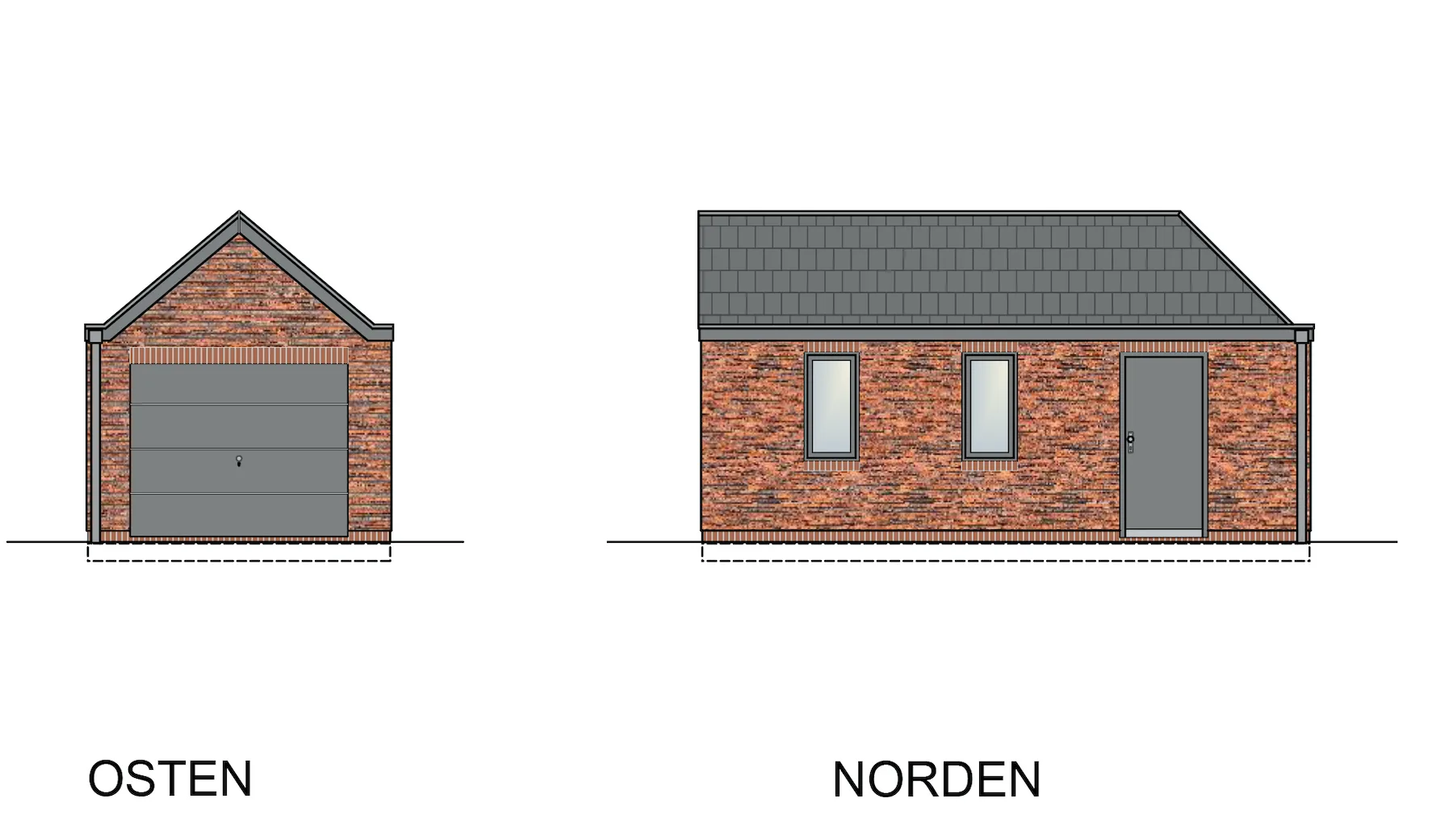 Garage - Hochwertige Neubauhaushälfte (Dauerwohnraum) in ruhiger Lage nahe dem Zentrum