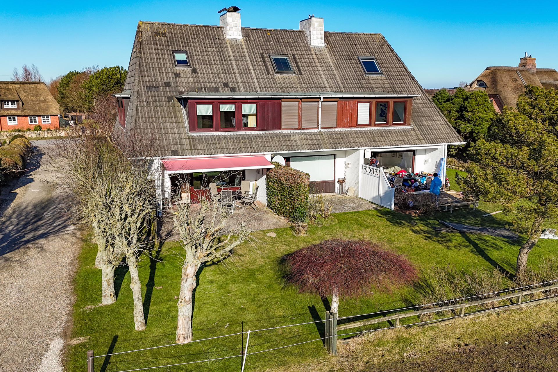 Bild - Reihenendhaus mit einmaligem Blick in die Morsumer Wiesen