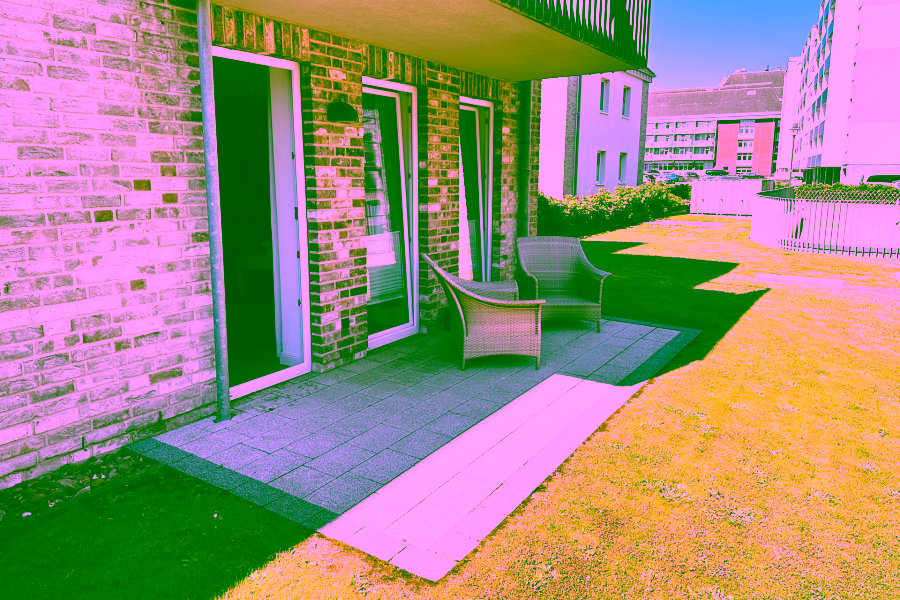 Bild - Erdgeschosswohnung auf einer Ebene in Strandnähe