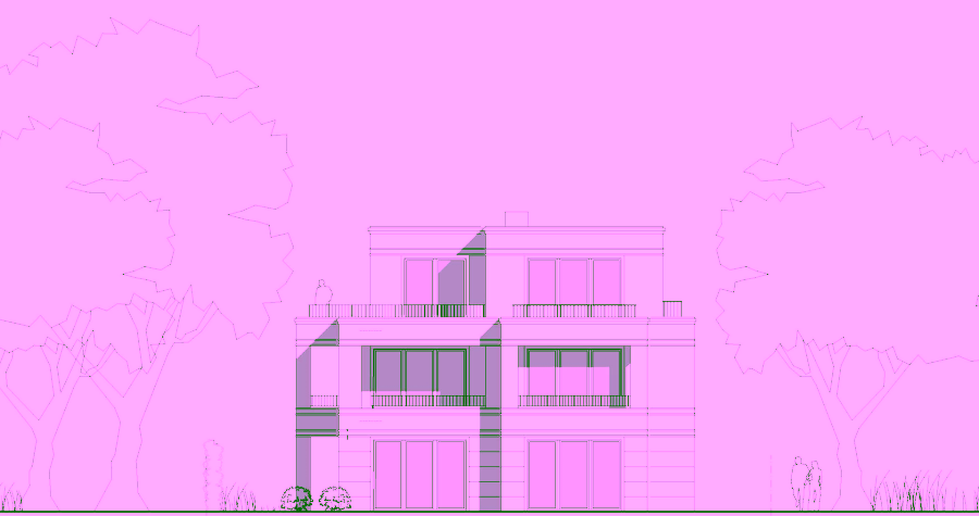 Titelbild - Nahe des botanischen Gartens – Grundstück mit Baugenehmigung in Groß-Flottbek