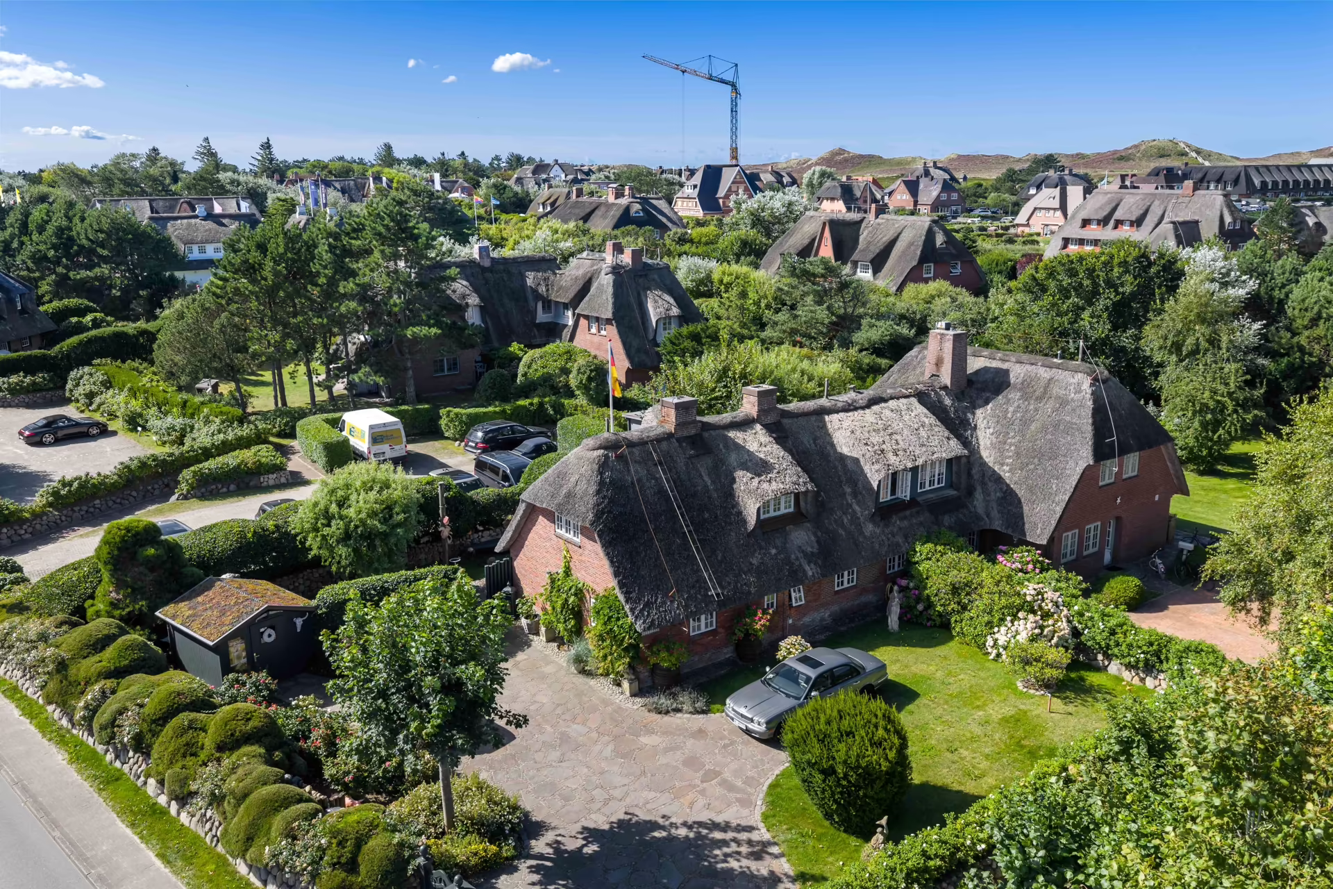 Ein reetgedecktes Ferienhaus aus der guten alten Zeit - Bild (83315)