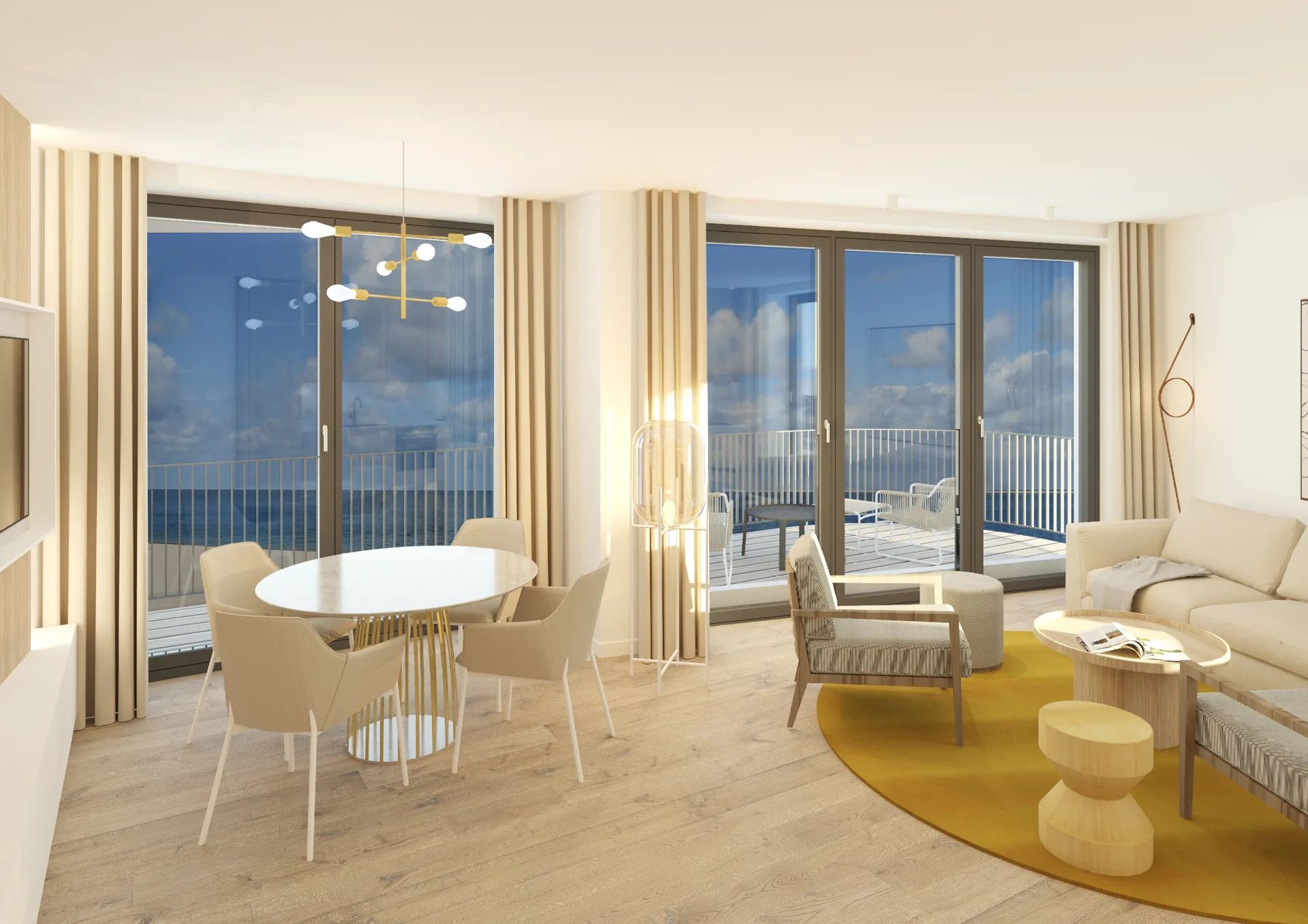 Bild - Traumhafte 3-Zimmer Wohnung mit Meerblick