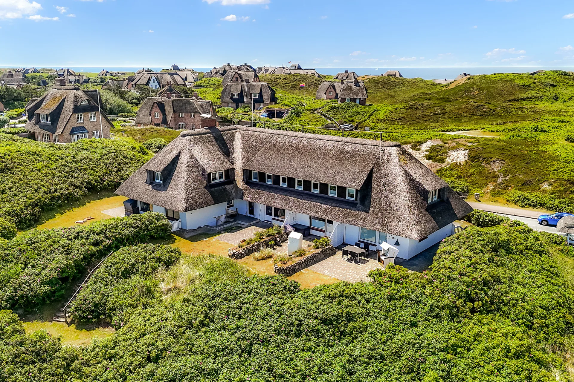Bild - Reetgedeckte Obergeschosswohnung in den Dünen von Rantum