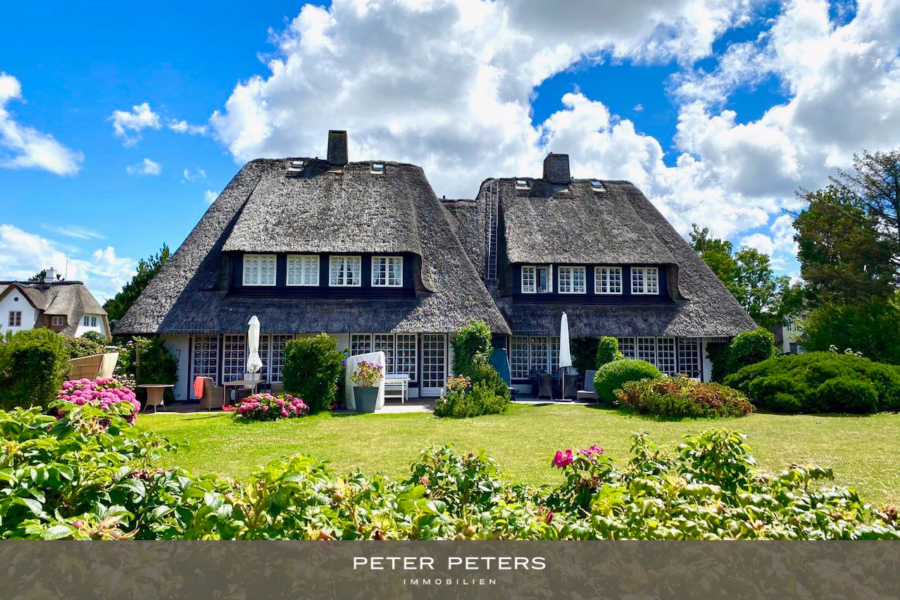 Titelbild - Reetgedecktes Reihenhausteil in schöner Lage von Keitum