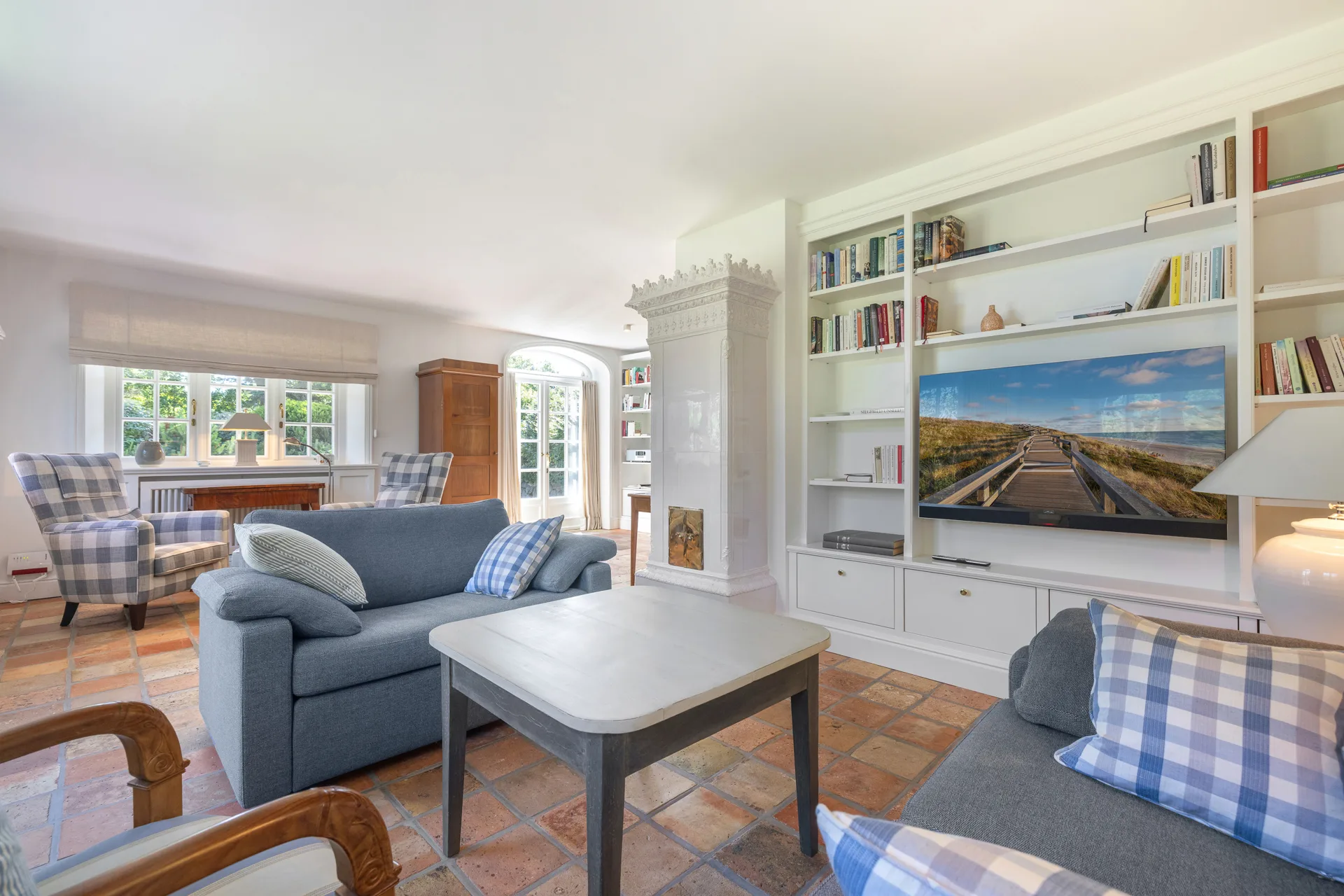Großzügige Doppelhaushälfte unter Reet mit Einzelhauscharakter in Kampen - Bild (102348)