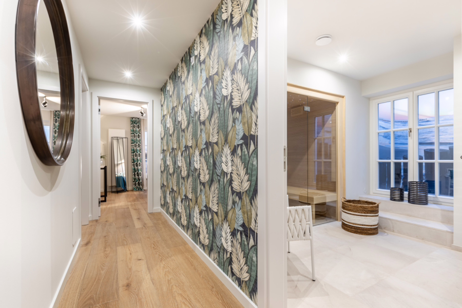 Bild - Neubau – Einzelhaus unter Reet direkt hinter dem Kliff mit Meerblick