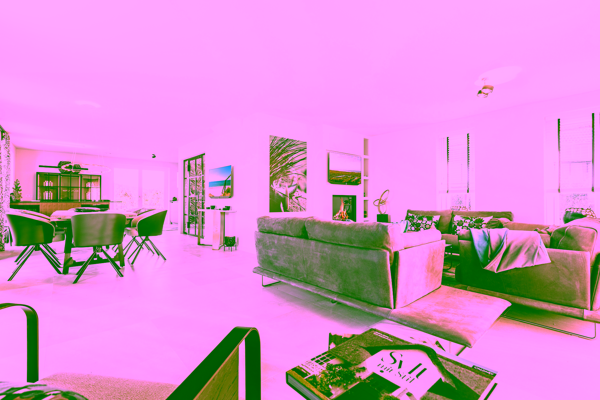 Neubau – Einzelhaus unter Reet direkt hinter dem Kliff mit Meerblick - Bild (17428)