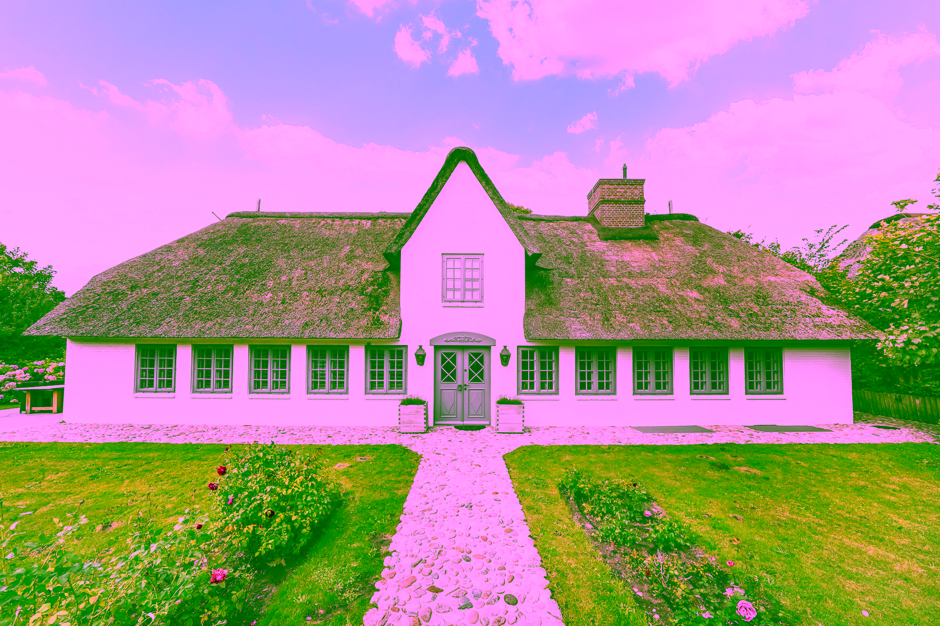 Stilvolles Einfamilienhaus mit Garage, eingebettet in ein traumhaftes Grundstück in Morsum - Bild (18293)