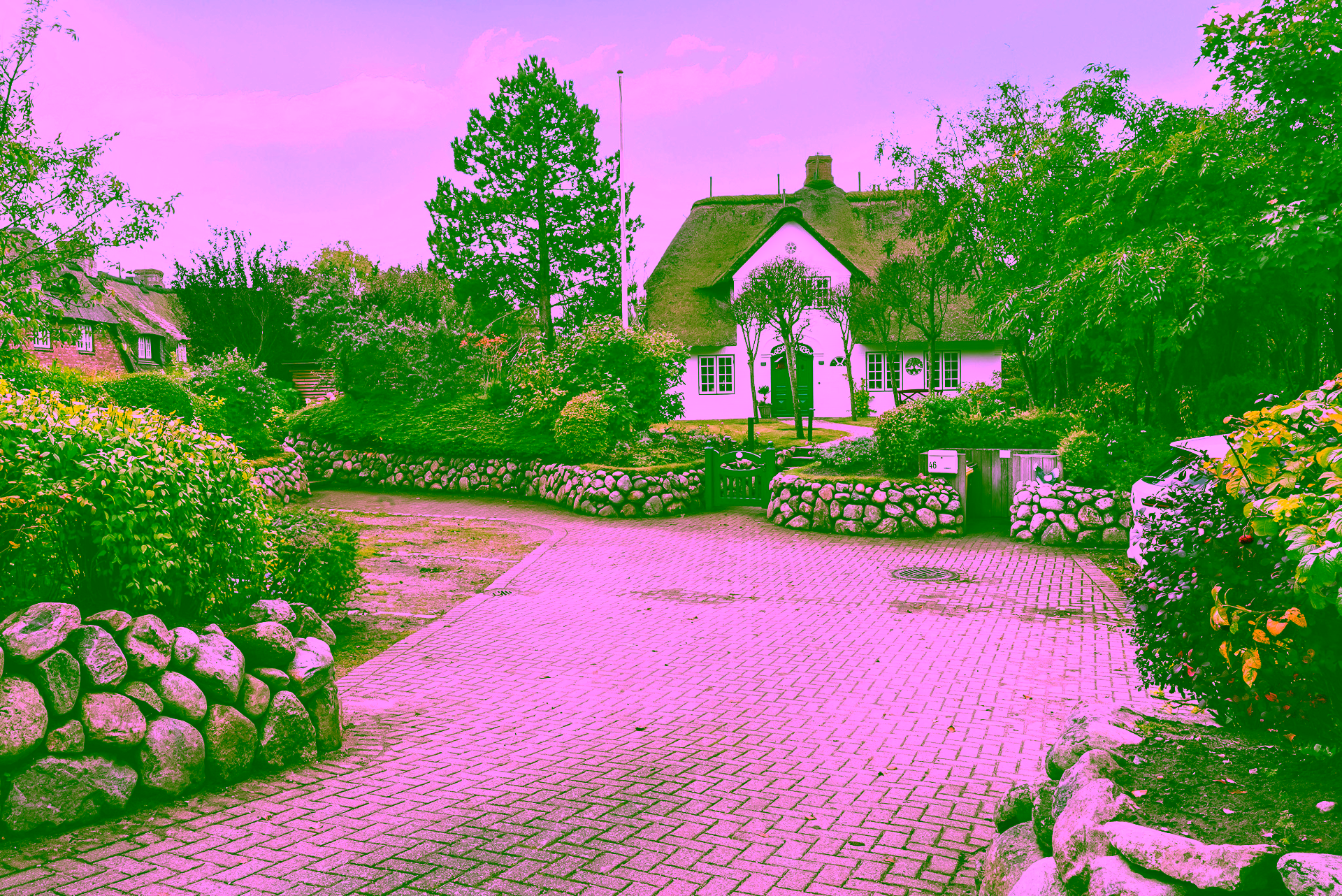 Schönes Hausteil unter Reet in Keitum - Bild (18515)