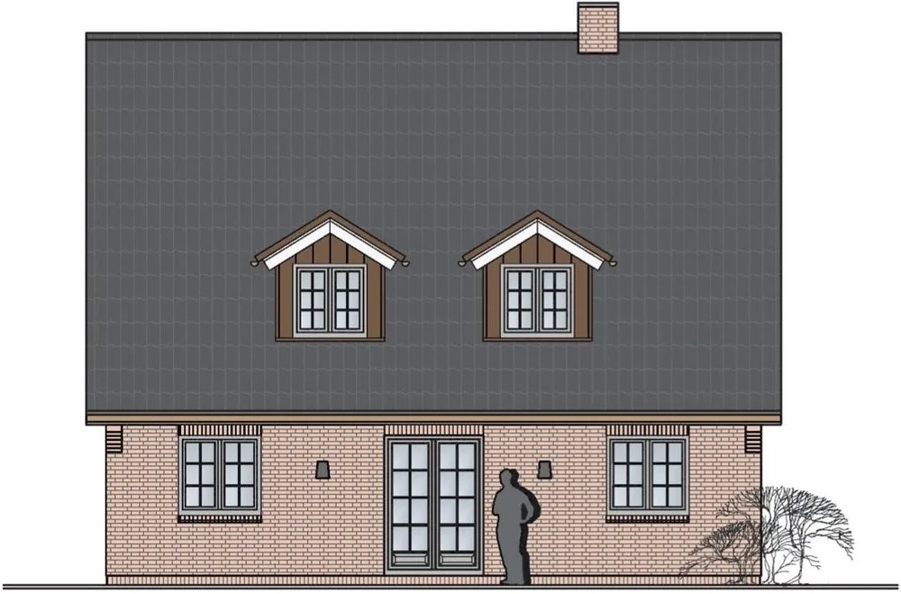 Süden - Neubau-Einzelhaus (DauWo) im Dorfkern von List