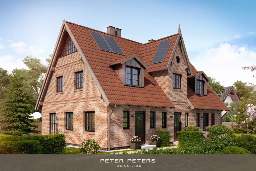 Titelbild - Neubau eines hochwertigen Reihenhauses im friesischen Stil in Wenningstedt