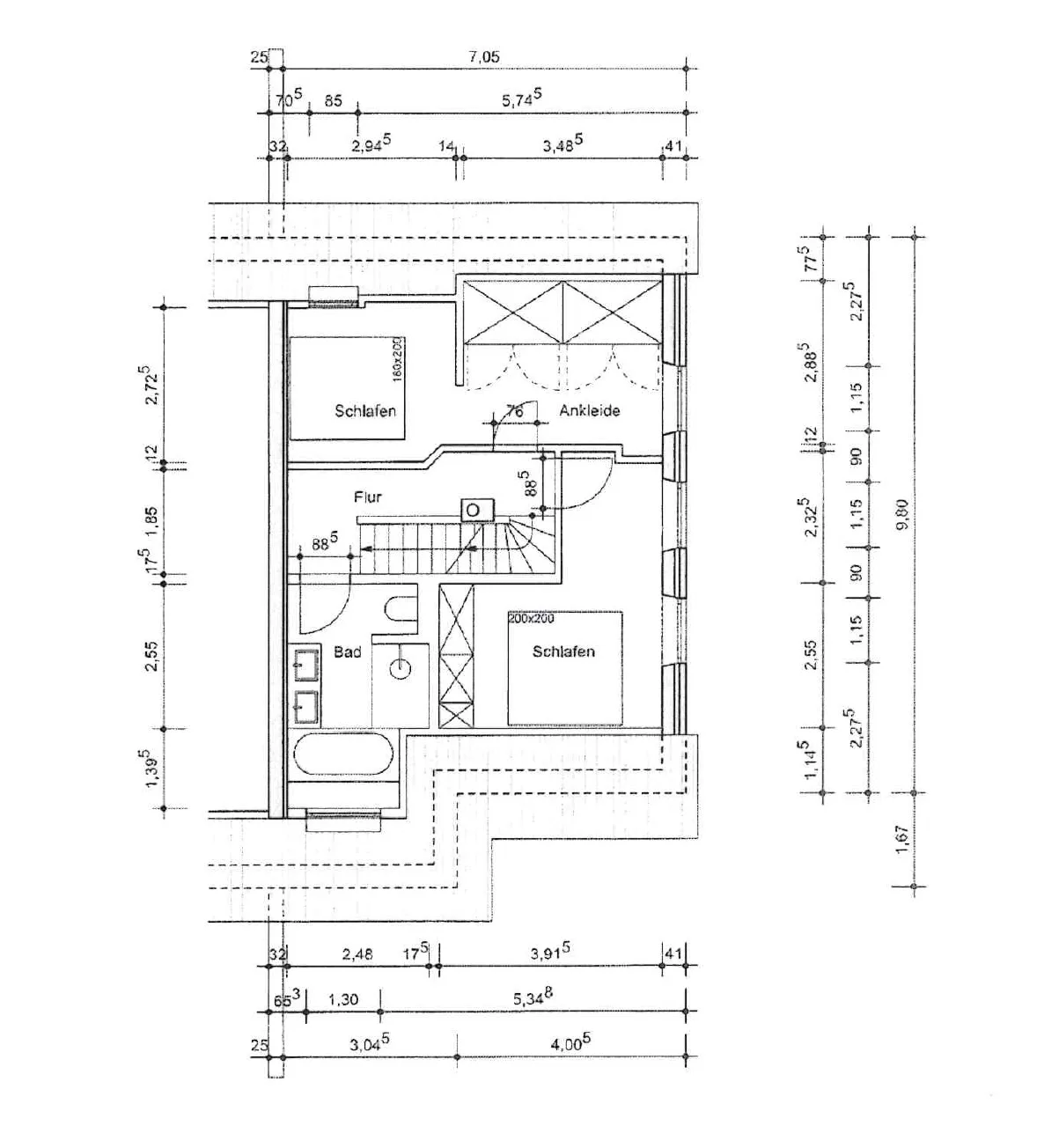 Grundriss Dachgeschoss