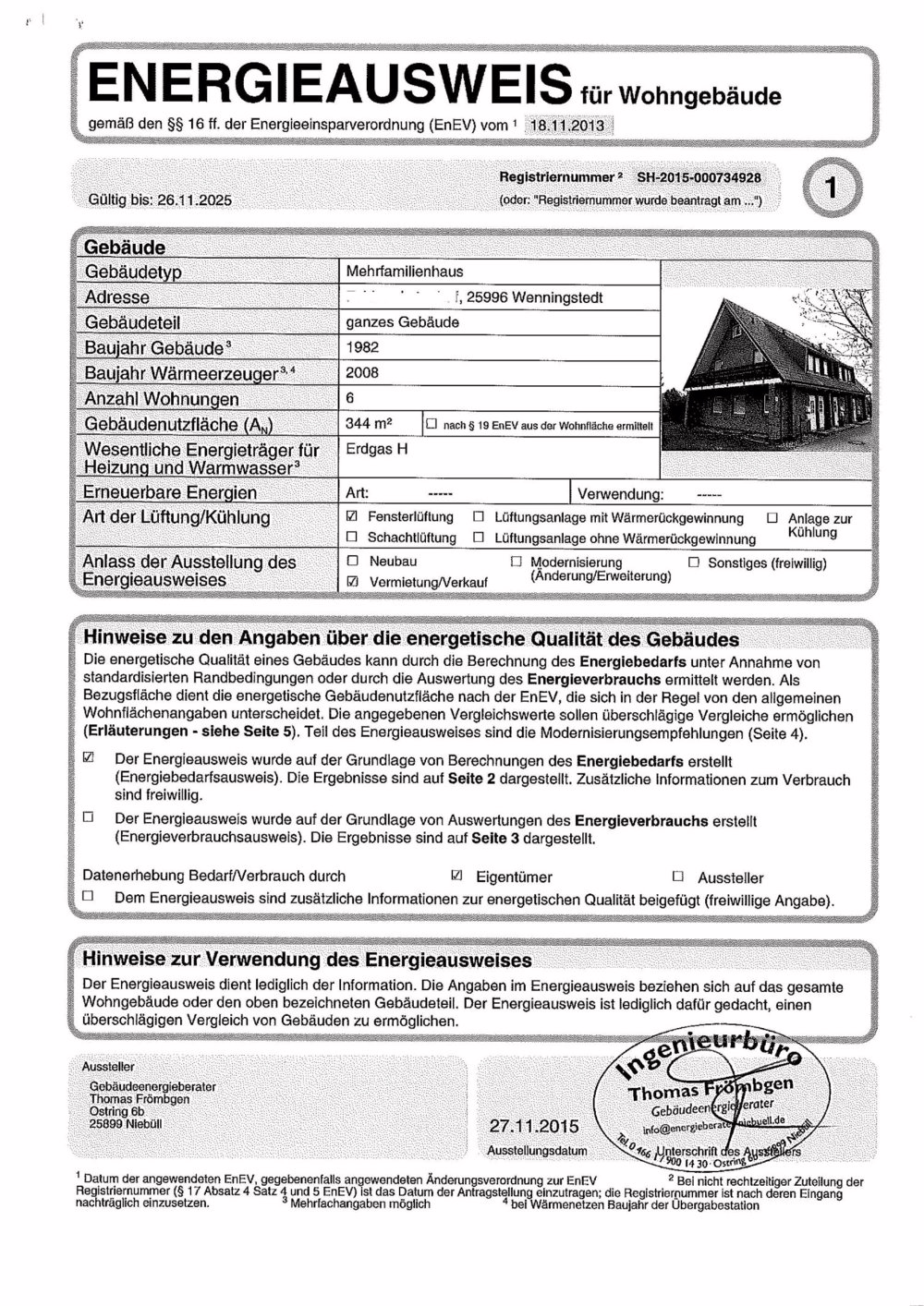 Bild - Helle, gepflegte 2-Zimmer-Dachgeschosswohnung in Wenningstedt