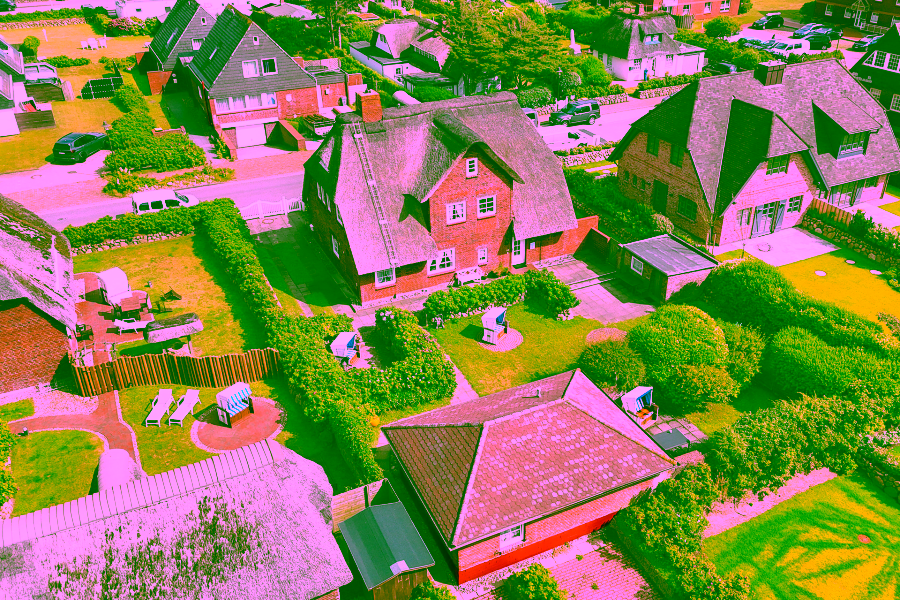 Bild - Reetgedecktes Mehrfamilienhaus in Strandnaher Lage