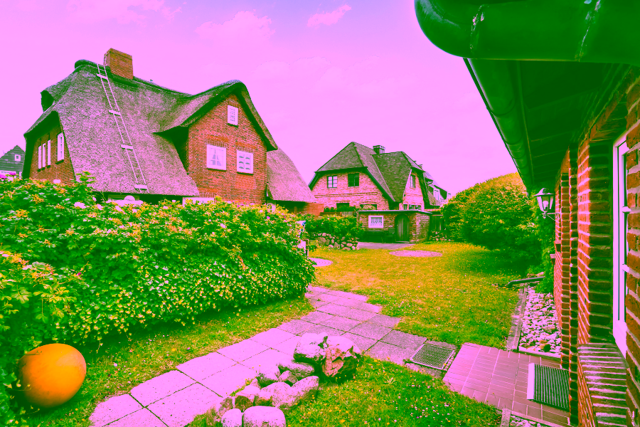 Bild - Reetgedecktes Mehrfamilienhaus in Strandnaher Lage