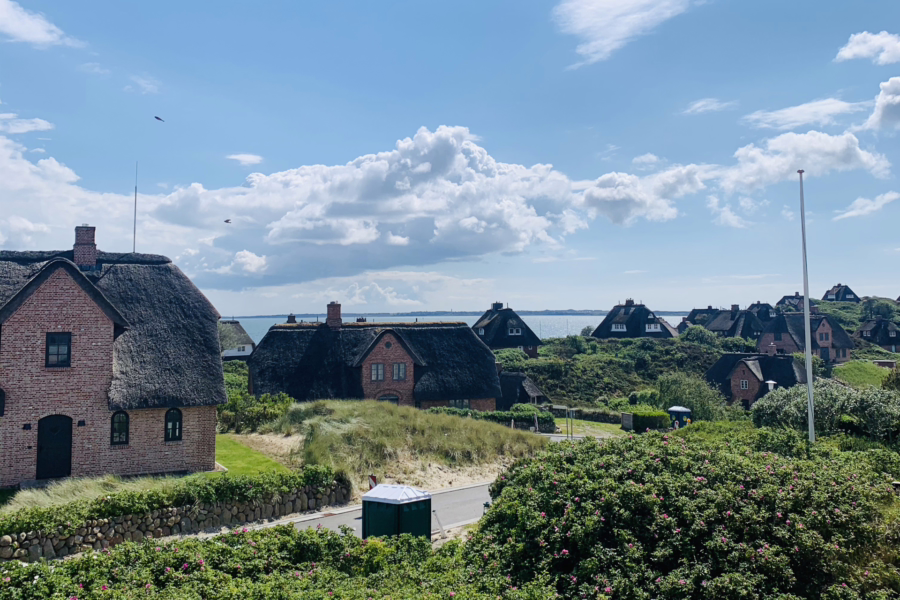 Bild - Neubau eines Strandhauses unter Reet in wattnaher Lage von List