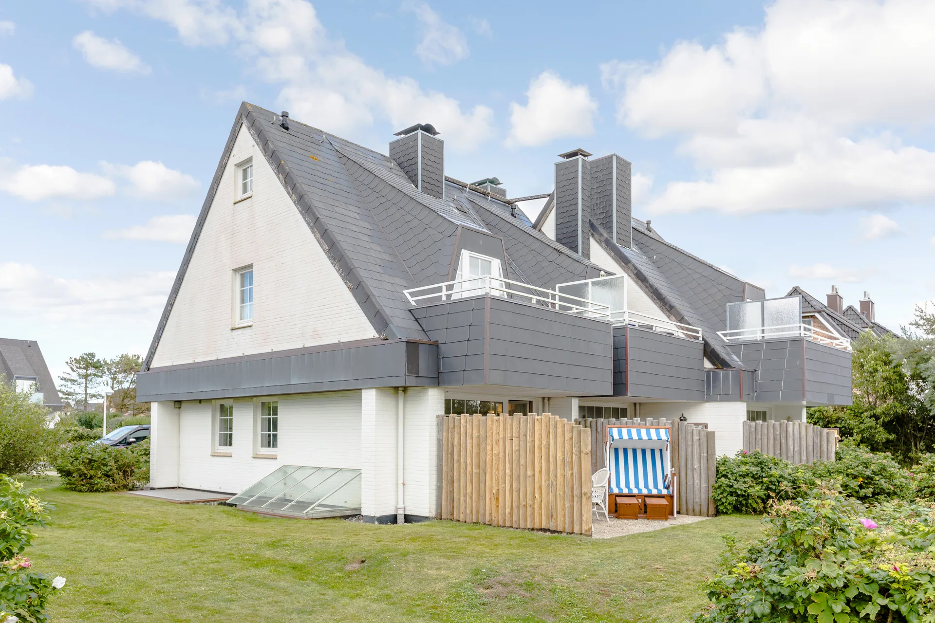 Ferienwohnung-Haus Westerhörn App 3-Wenningstedt-50-15-25 - Charmante Erdgeschosswohnung zwischen Weststrand und Dorfteich mit sonniger Terrasse