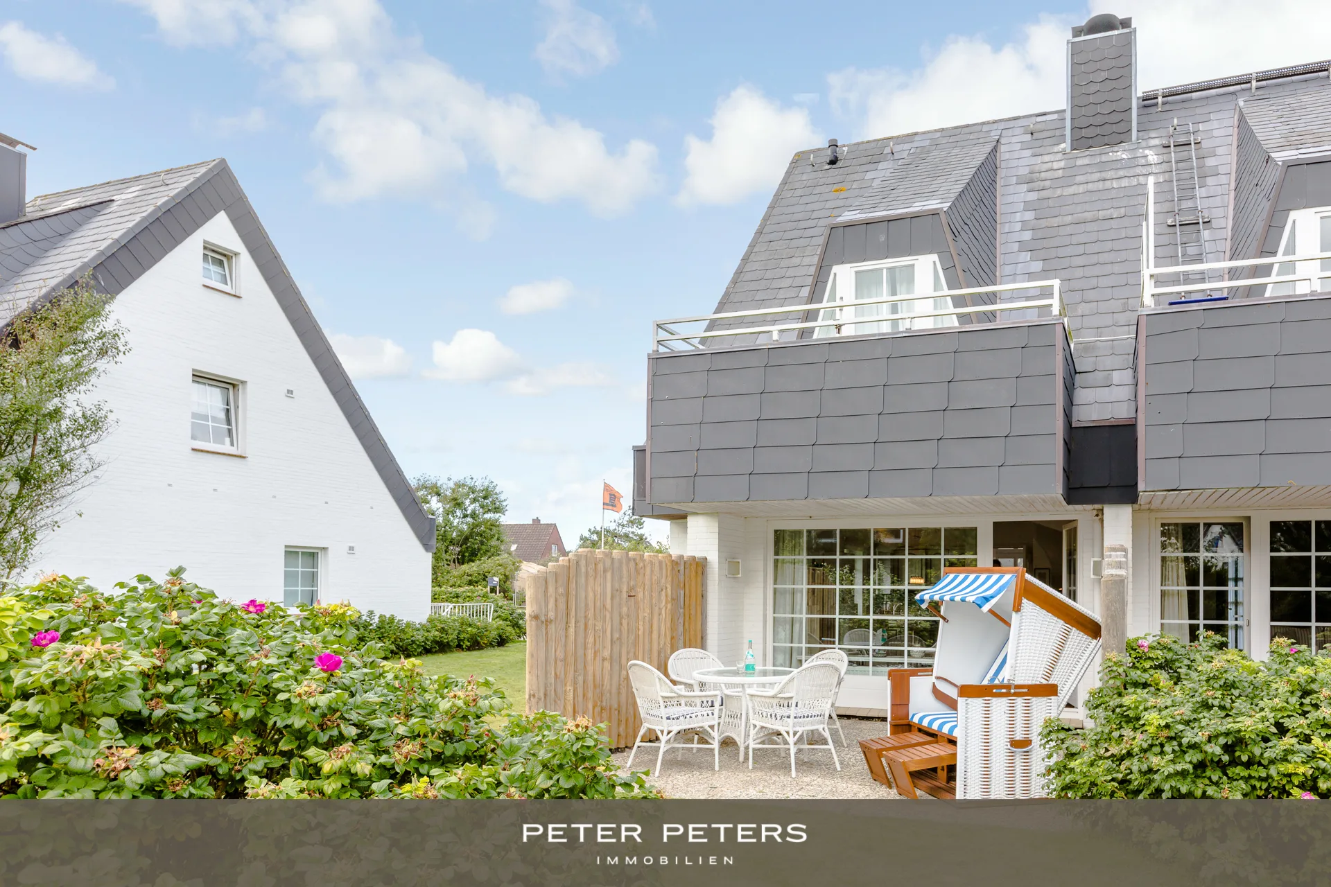 Bild - Charmante Erdgeschosswohnung zwischen Weststrand und Dorfteich mit sonniger Terrasse