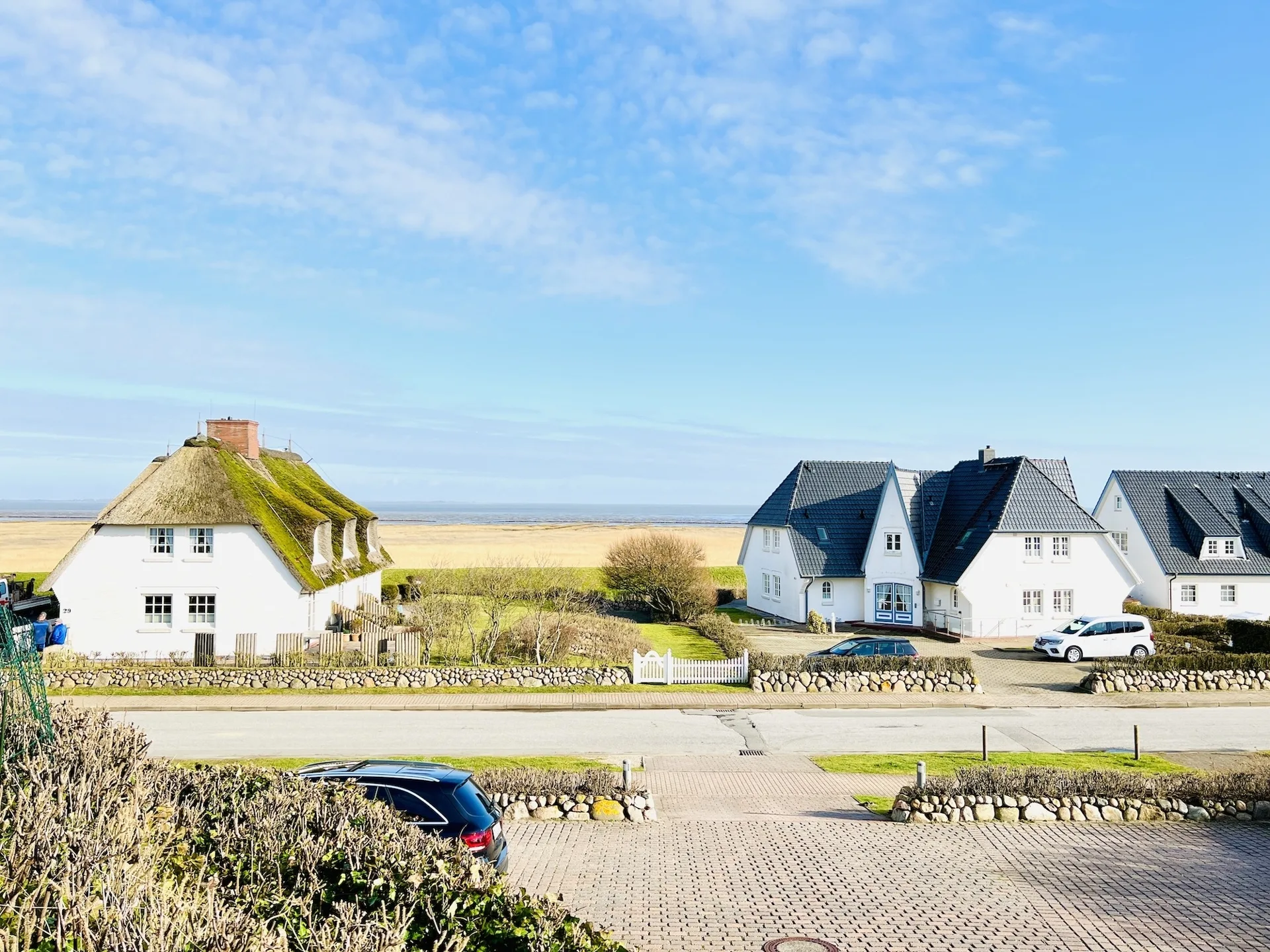 Bild - Erdgeschosswohnung auf einer Düne mit Blick über das Wattenmeer