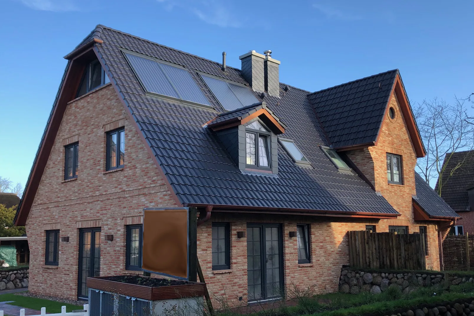 Bild - Neubau eines Doppelhauses mit einer Dauerwohnung an den Tinnumer Wiesen