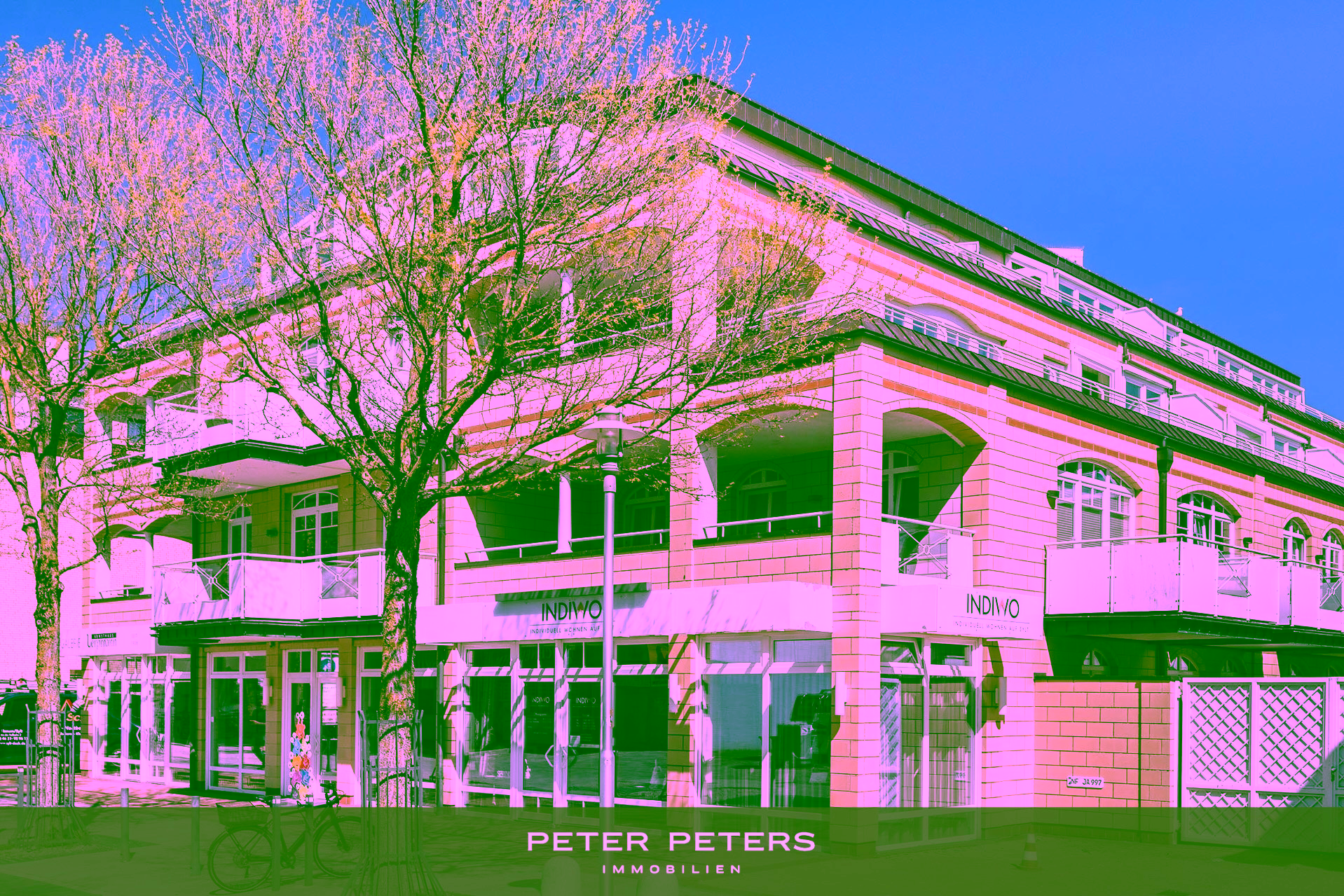 Charmante zwei Zimmer Wohnung im Herzen von Westerland mit Tiefgarage und Wellnessbereich - Titelbild (18029)