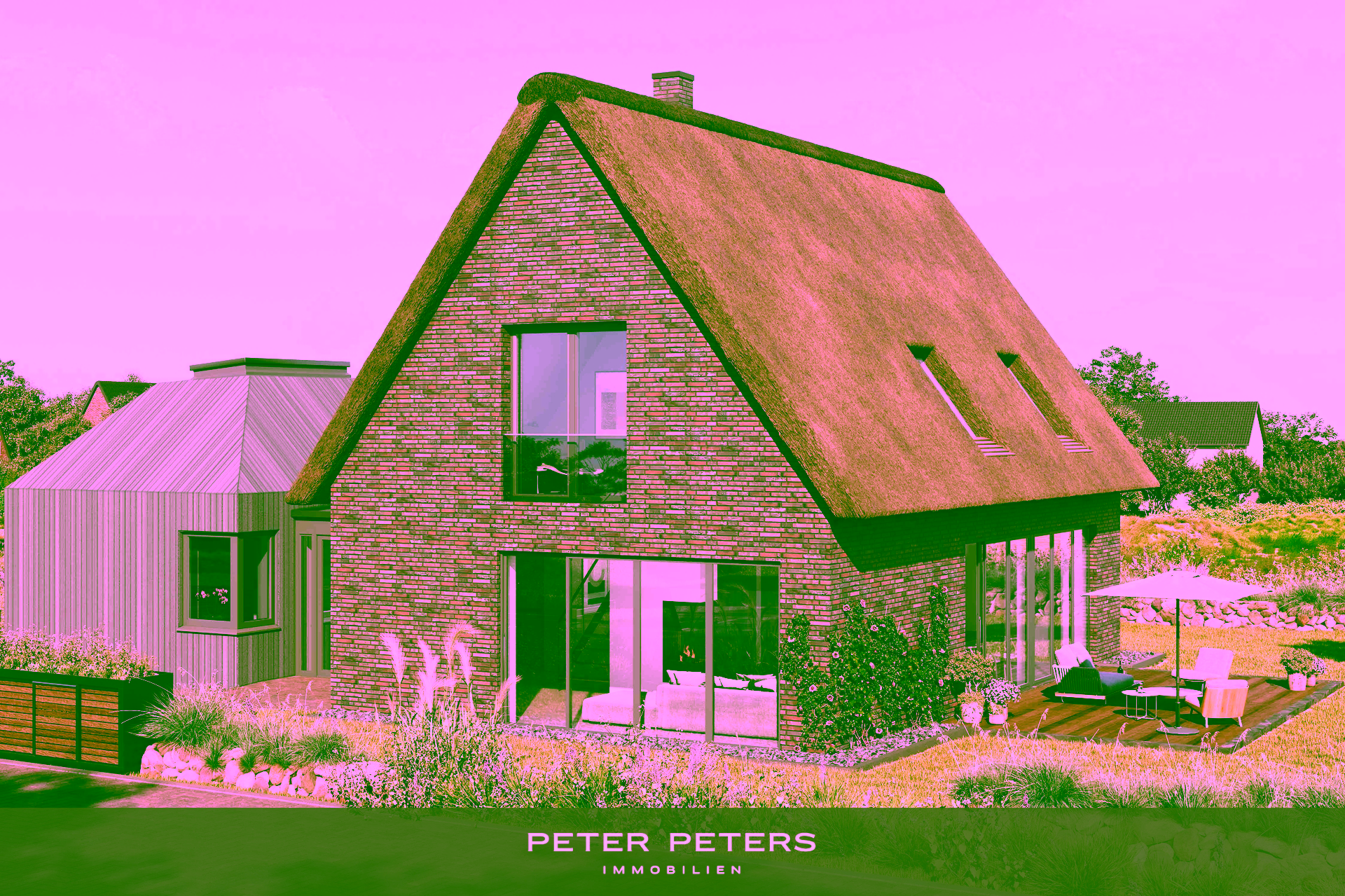 Einzigartige „Villa Deich“ F31– Modernes Reetdachhaus im Dünenpark List auf Sylt - Titelbild (5690)