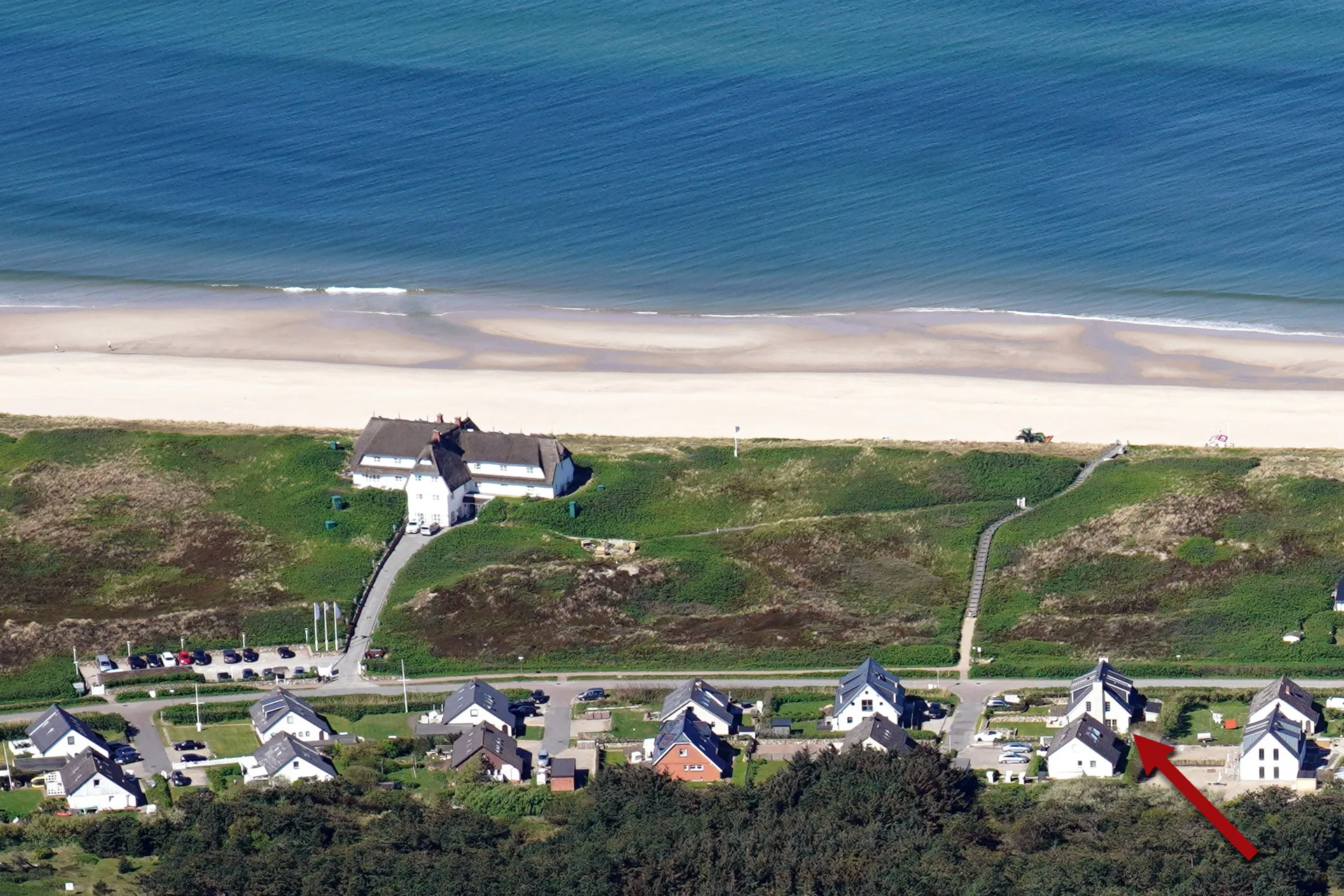 Bild - Moderne Haushälfte in 1. Reihe an den Rantumer Dünen (Dauerwohnraum)